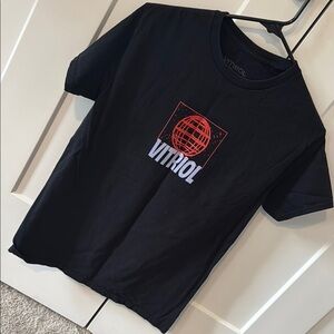 💜3/$12💜 Black Tee with Red Graphic